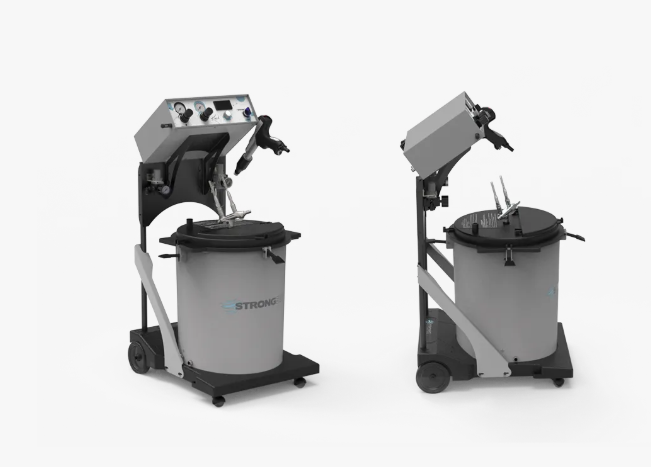 robotlar ve boya tabancaları